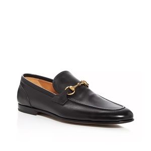 Men’s Gucci Leather Jordaan Loafer in Black